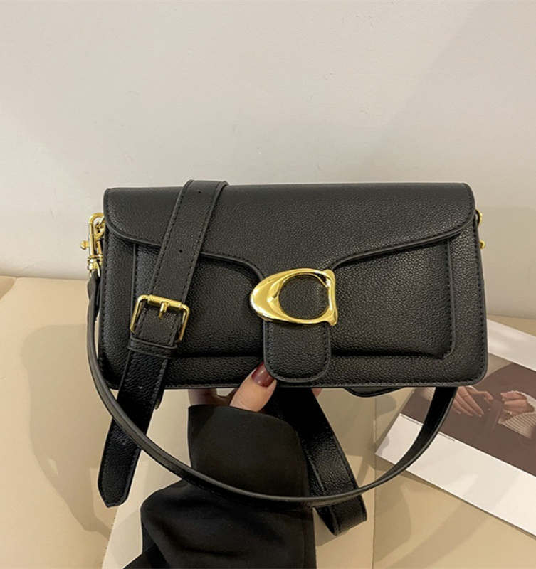 Free shipping designer 2025 new high-end Korean style fashion women's bag, armpit bag, versatile temperament, single shoulder western-style cross