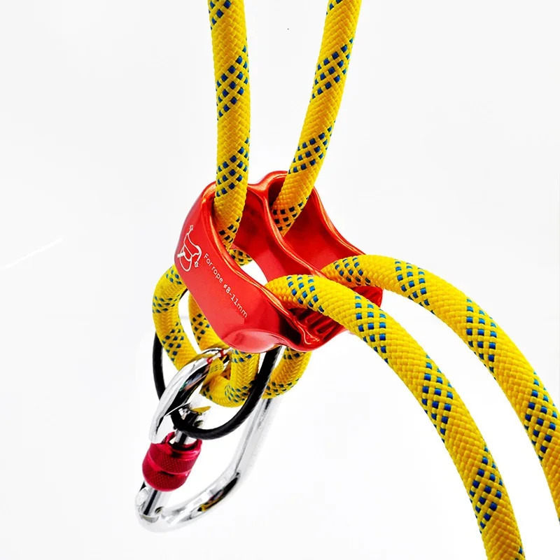 Rock Climbing ATC Descender Aluminum 25kN Indoor Wall Protector Outdoor Descend Mountaineering Rigging Equipment 250611