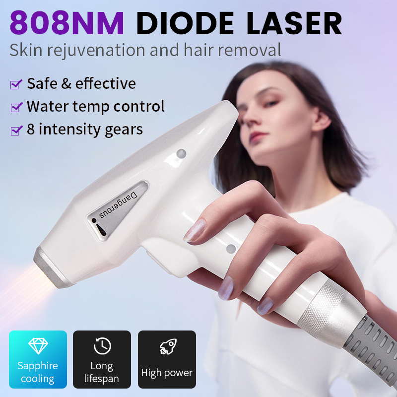 Professional 808nm Diode Laser Hair Removal Machine 3 Wavelength 755nm 808nm 1064nm For Whole Body Laser Epilator Salon