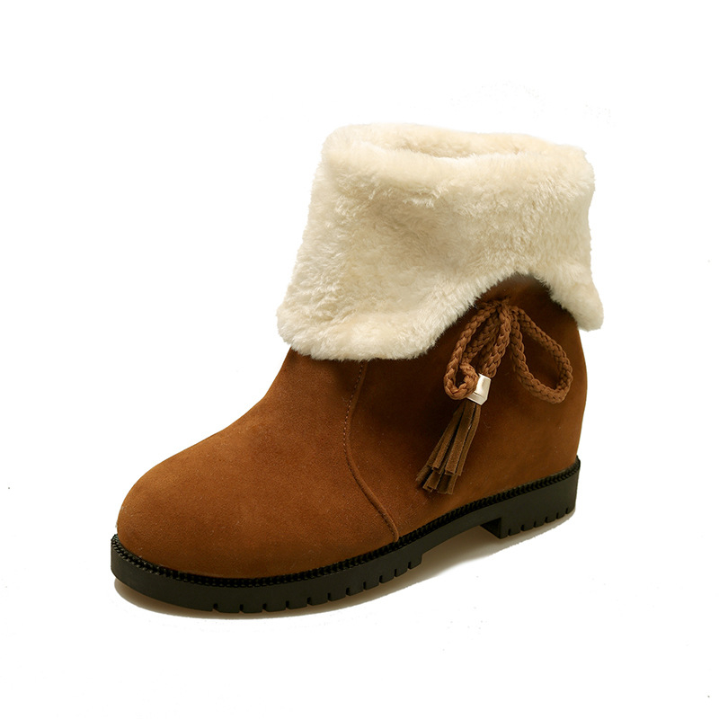 new Free shipping designer Boots for woman cotton shoes keep warm Fashion Boots platform black red white snow boots