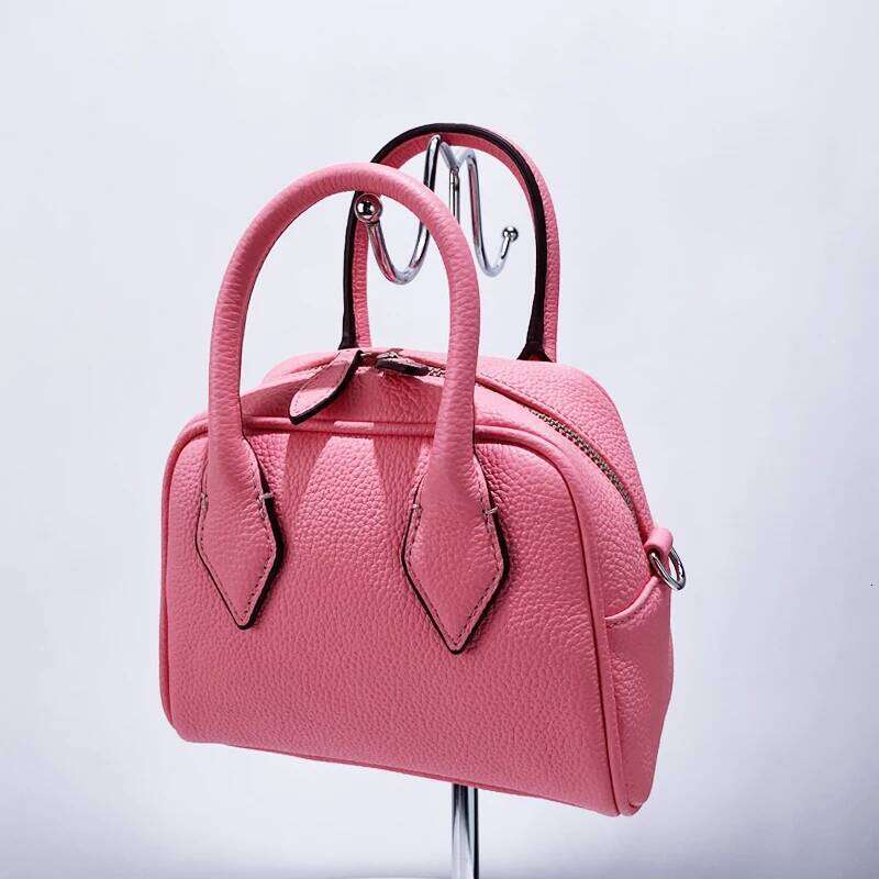 Women's Bags Designer Japan Style Genuine Leather Bag For Women Designer Handbag Purse New In First Layer Cowhide Top Handle Mini Shoulder