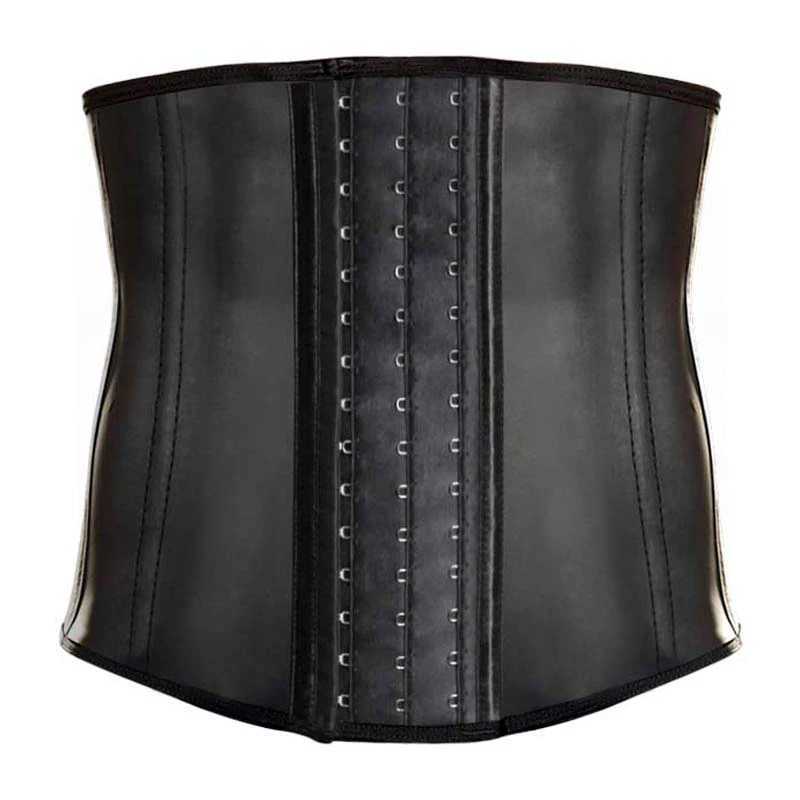 Latex Men Corset Waist Trainer 9 Steel Boned Body Shaper Waist Cincher Corset Belt Girdle Men Shapewear Men Weight Loss Belt W250616