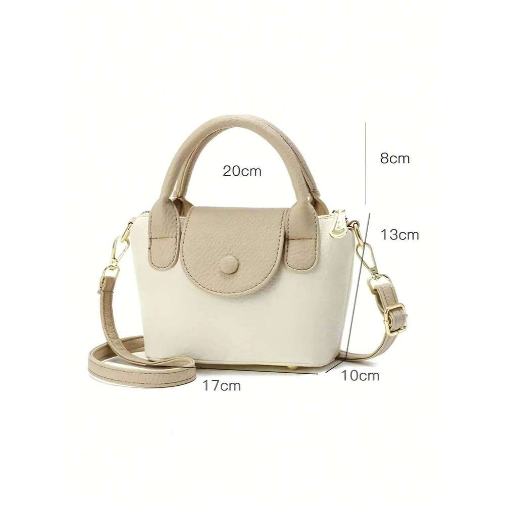 Small Bucket New Crossbody Lightweight Shoulder Bag PU Leather Mini Basket Handbag Purse