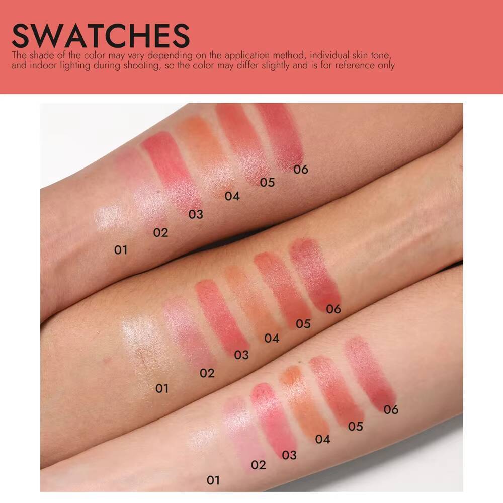 Spiral Moisturizing Colored Balm Shimmer Pink Temperature Change Glossy Lipstick Base Transparent Anti-dryness Lip Care happy