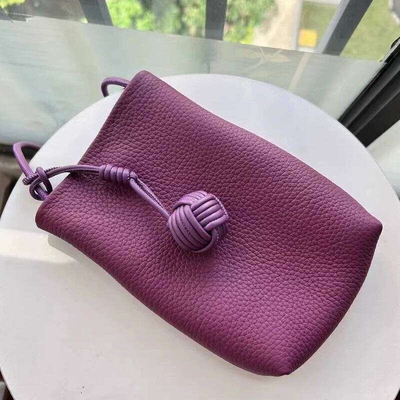 Women's Bags Designer Genuine Leather Mini Mobile Phone Bags For Women Designer Purses New In First Layer Cowhide Braided Pendant Shoulder