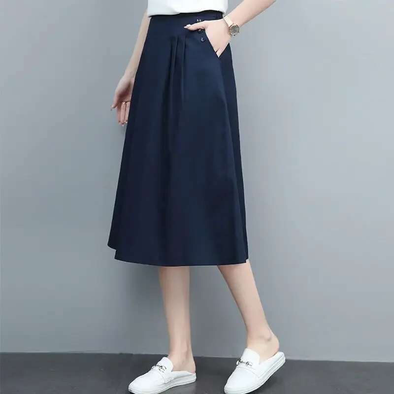 Woman Skirt A Line Korean Style Skirts for Women Stylish Luxury Elegant Cheap Fashion Chic New In 2025 Trend Harajuku Casual V