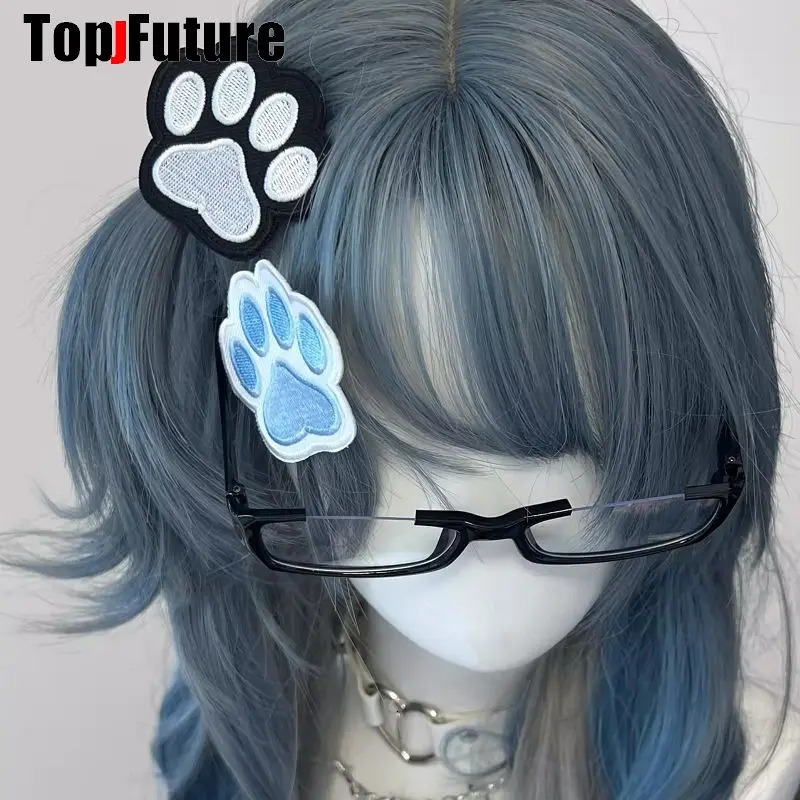 Wholesale Custom Make Customized Women Harajuku Gothic Lolita Beret hat Cap Y2K Girl Angel Wing Dog paw handmake Sun hats 250604