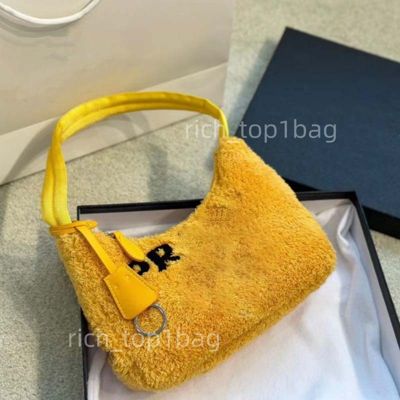 designer bag luxury bag 2025 tote bag fur bag shoulder bag underarm bag beach bag chain 2 styles lady bag women girl white black yellow