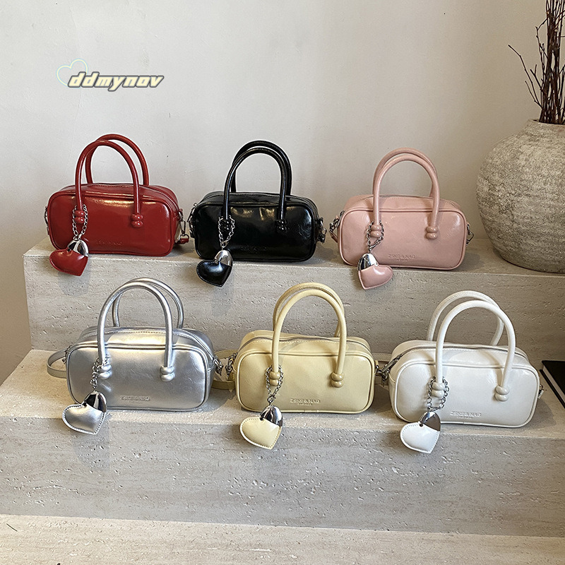 Niche Simple Elegant Handbag for Women 2025 Spring Summer New Fashion Gentle Casual Commuter Shoulder Crossbody Bag ddmynov