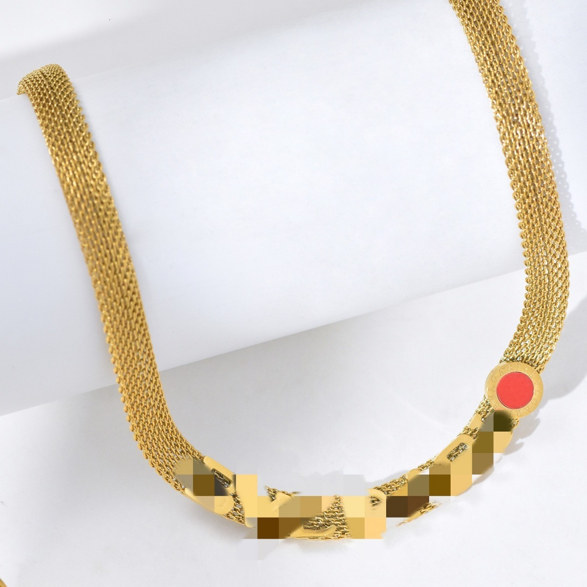 High-End Short for Women Autumn Winter Sweater Chain Design Letter Necklace