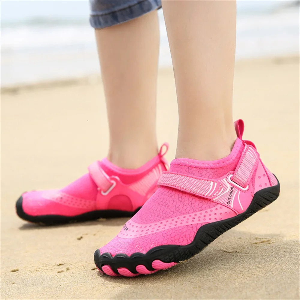 s Aqua Shoes Summer Beach Five Fingers Barefoot Water Shoes Swimming Lightweight Non-slip Seaside River ren Sneakers 250609