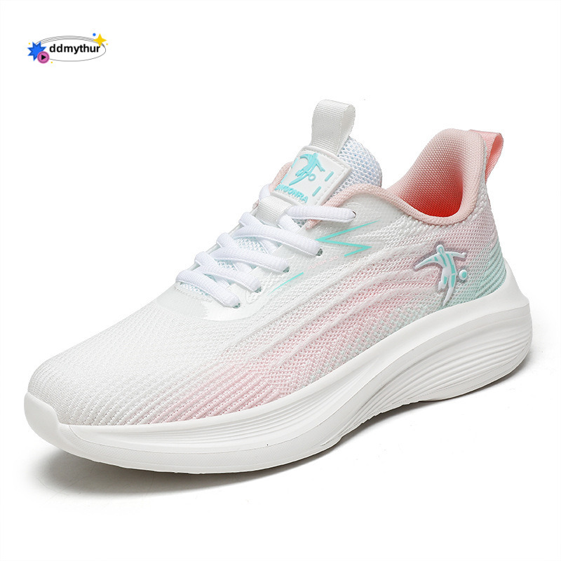 Jonidan Women's Running Summer Breathable Single Sports Lightweight Soft Sole Student Casual Mesh Shoes ddmythur