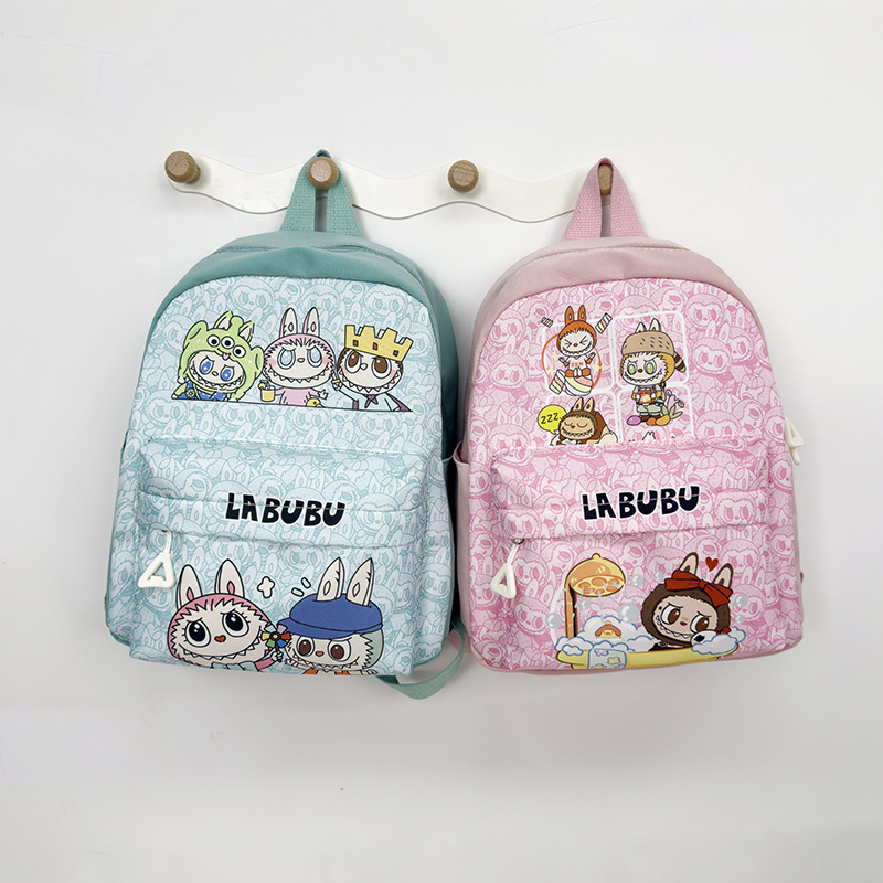 Backpack New 2024 Cartoon Cute Large Capacity Eco-friendly Essential Lightweight School Bag for Elementary Students