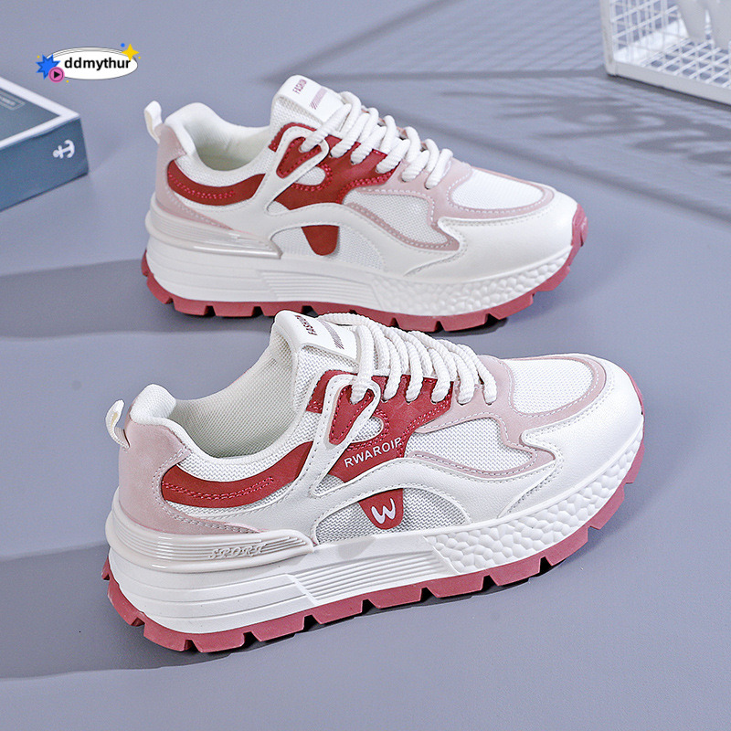 2024 Spring Summer New Breathable Women Mesh Sneakers Ultra-light Soft Sole White Casual Running Shoes Trendy ddmythur