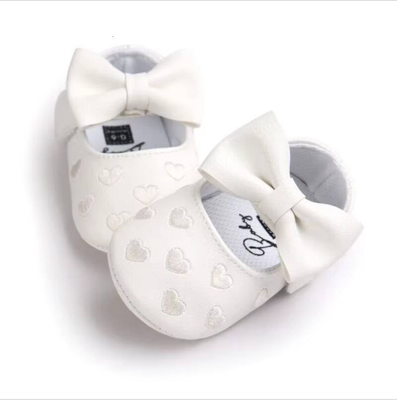 Pudcoco US Stock New Lovely Toddler Girl Boy Shoes Baby Bowknot Soft Sole Prewalker Sneakers Newborn