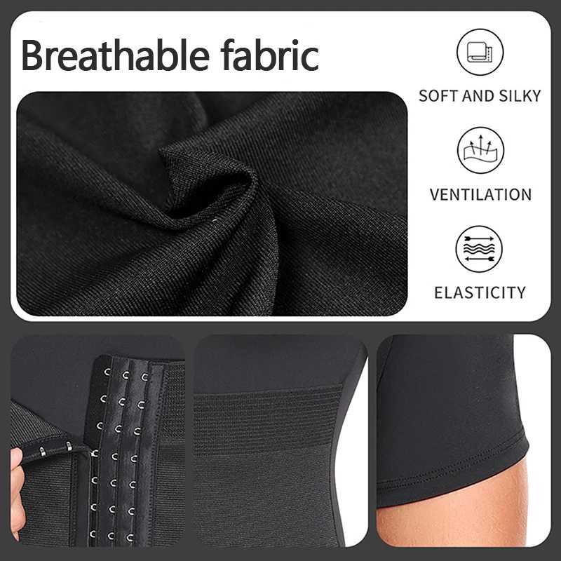 Waist Trainer Shirts for Men Abdomen Reducing Tummy Control Girdle Slimming Body Shaping Underwear Compression Tees Shapewear W250616