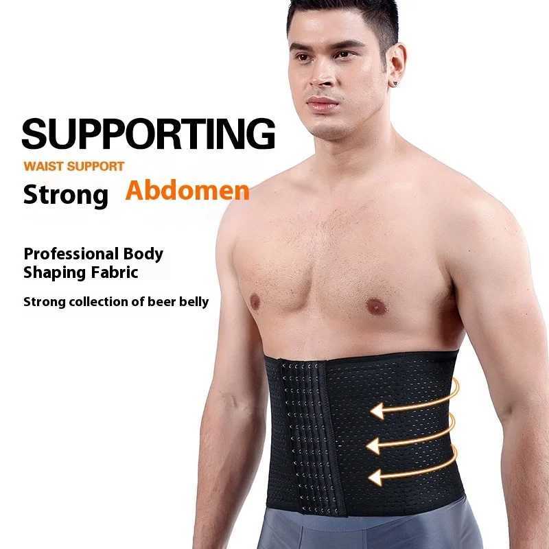 Mens Tightening Reducing Beer Belly Shaping Fitness Waist Protection Belt Sports Belt W250616
