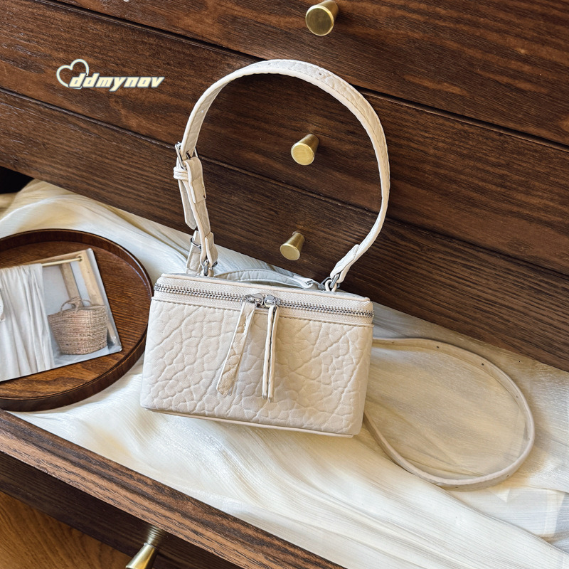Korean Niche Mini Square for Women 2025 Summer New Light Luxury Stylish Versatile Casual Shoulder Crossbody Bag ddmynov ddmynov