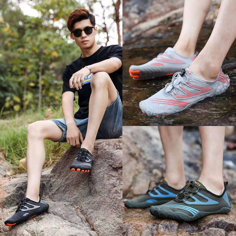 Outdoor Unisex Five Finger Walking Swimming Beach slippers Lightweight Quick Dry Anti Slip Wading Shoes
