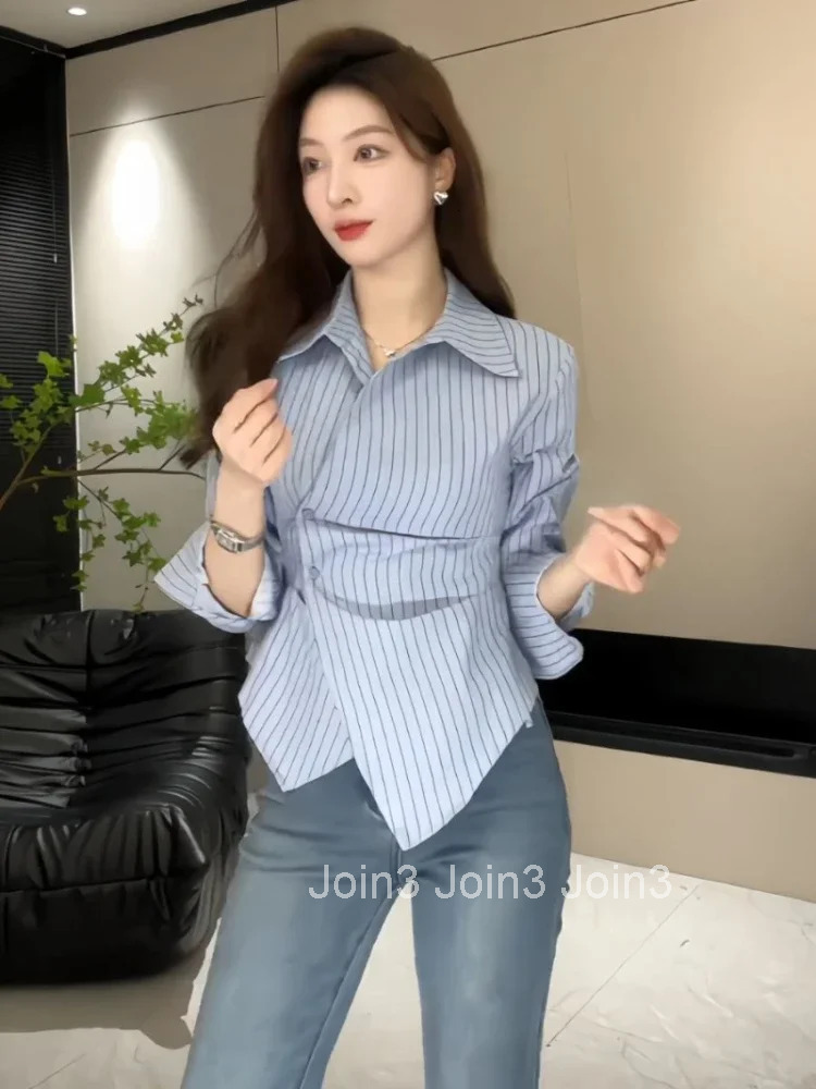 Shirts Blouses for Women Full Long Sleeve Summer Chiffon Woman Top M Streetwear Elegant and Youthful Tall Fine Clothes Luxury