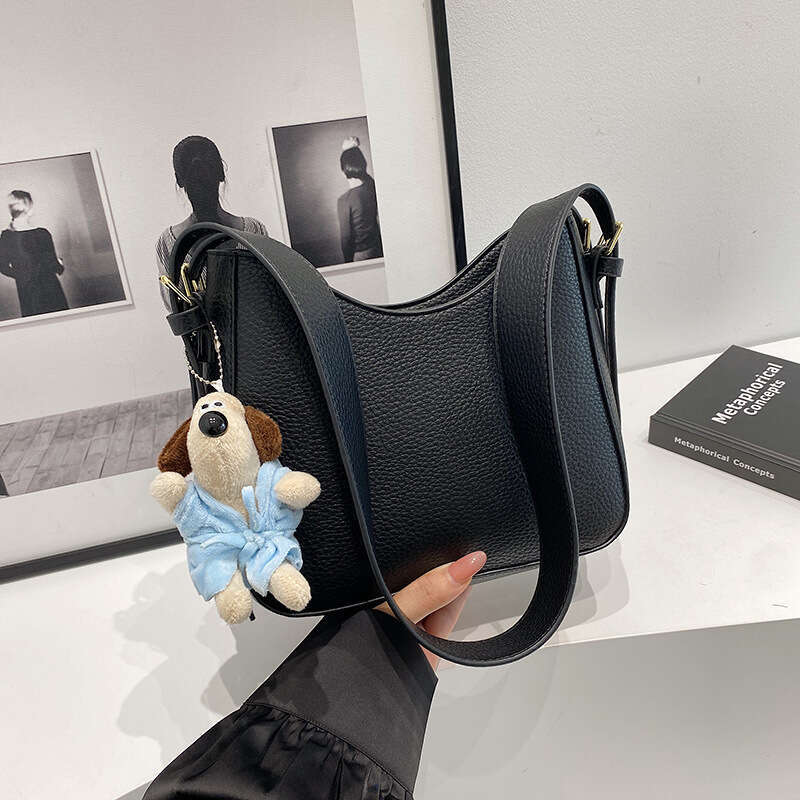 Trendy Fashion Textured Shoulder Large Capacity Retro Women's Crossbody Bag 2025 New Elegant and Unique Style