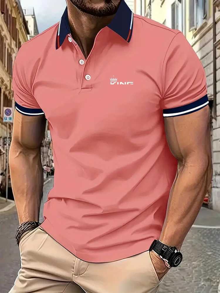 Mens Casual Polo Shirts Short Sleeve Fashion Classic Slim Fit T-Shirts W250616