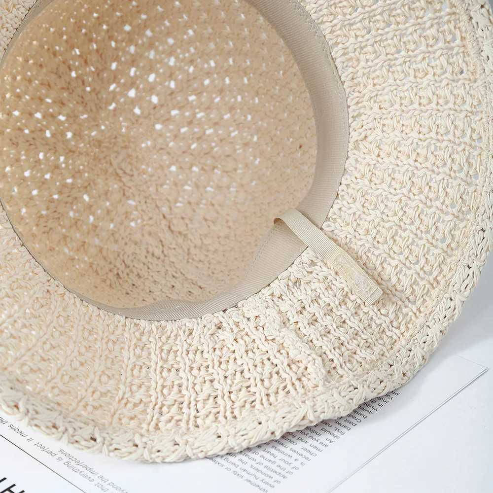 New Arrival Womens Summer Fisherman Hat Breathable Sun Protection Foldable Wide Brim Beach Sun Hat for Outdoor Travel Fashion Accessories U250616