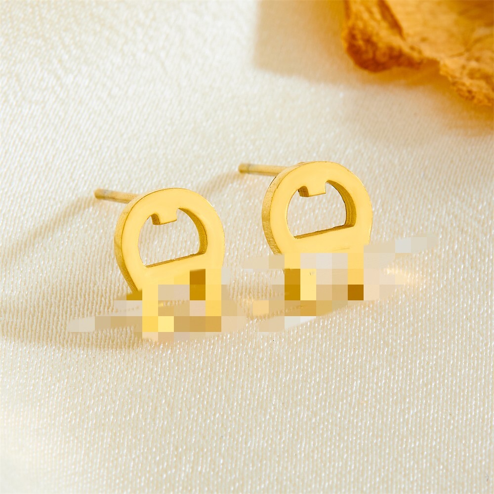 Fashionable High-End Stainless Steel Gold-Plated Non-Fading Unique Design Elegant Versatile