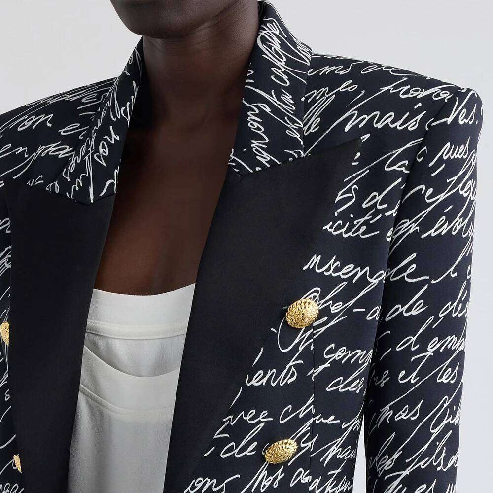 TWOTWINSTYLE Hit Color Patchwork Button Chic Jackets For Women Lapel Long Sleeve Tunic Temperament Minimalist Coats Female New