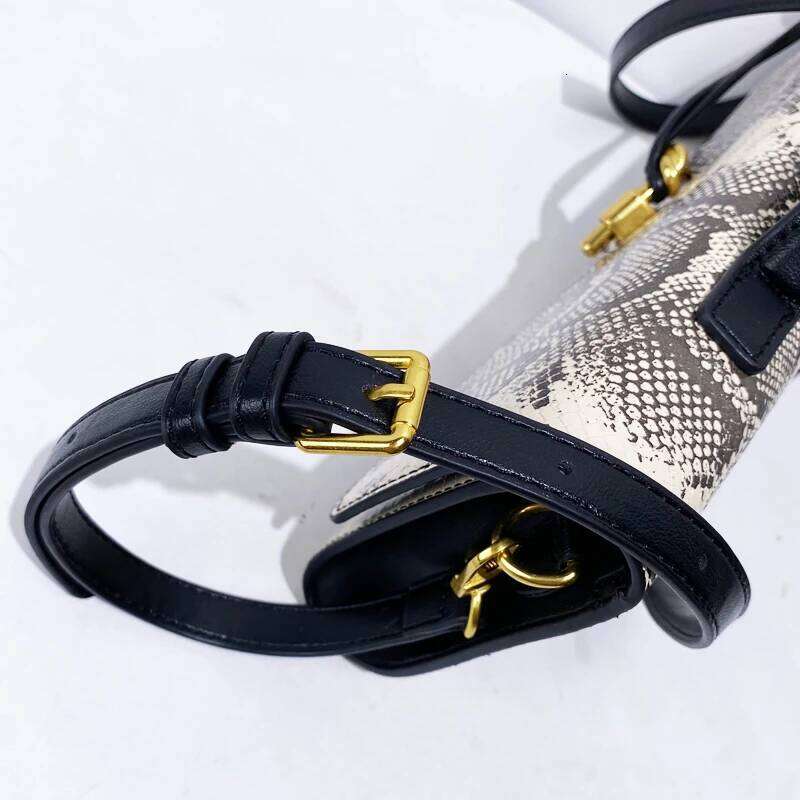 Women's Bags Designer Classic Clutch Bags For Women Designer Handbag And Purses New In PU Snake Pattern Lock Top Handle Small Shoulder Bag