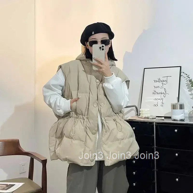 Quilted Solid Color Womens Vests Warm Insulated Autumn Clothes Fashion 2025 Lady Giletes Pretty Elegant New Outerwear Youthful