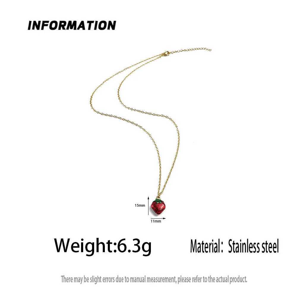 New fun and cute star pattern stainless steel pendant girls enamel necklace high quality wedding party jewelry W250616