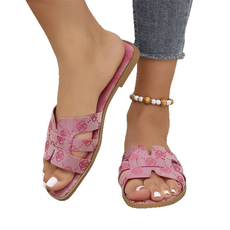 New free shipping designer Slippers for womens Summer new casual classic vintage sandals