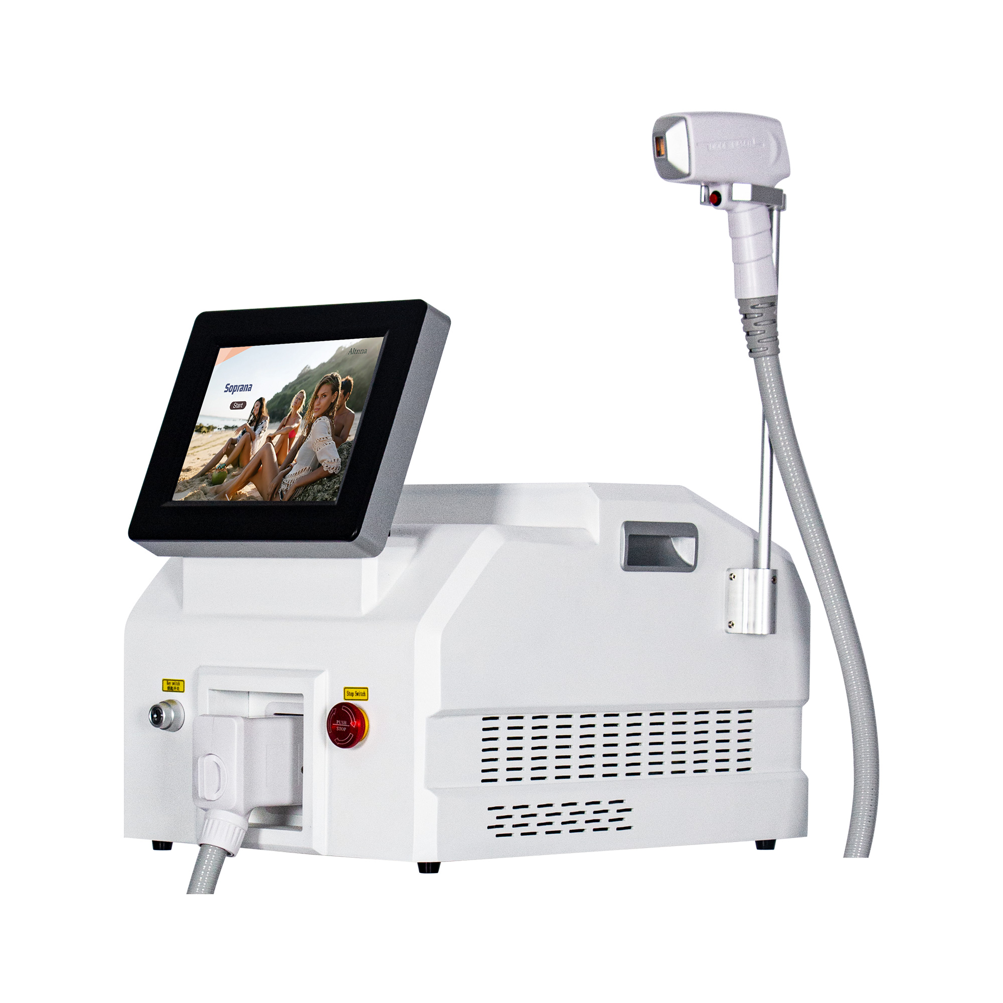 2025 Professional Portable 3 Wavelengths 808nm 755nm 1064nm Diode Laser Permanent Hair Removal Cooling Painless Machine