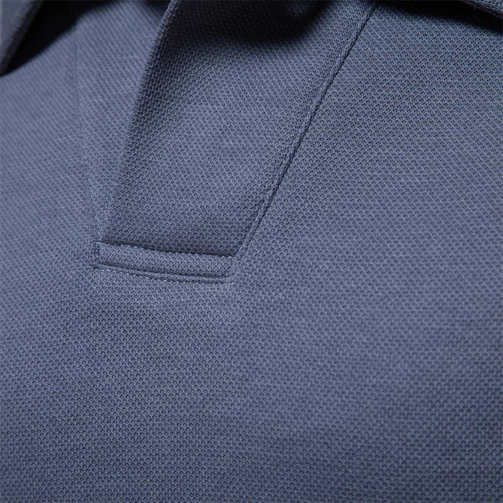 AIOPESON Embroidery Polo Shirt for Men Fashion Neck Turn Down Collar Mens Casual Social Polo Shirts Luxury Golf Shirt W250616