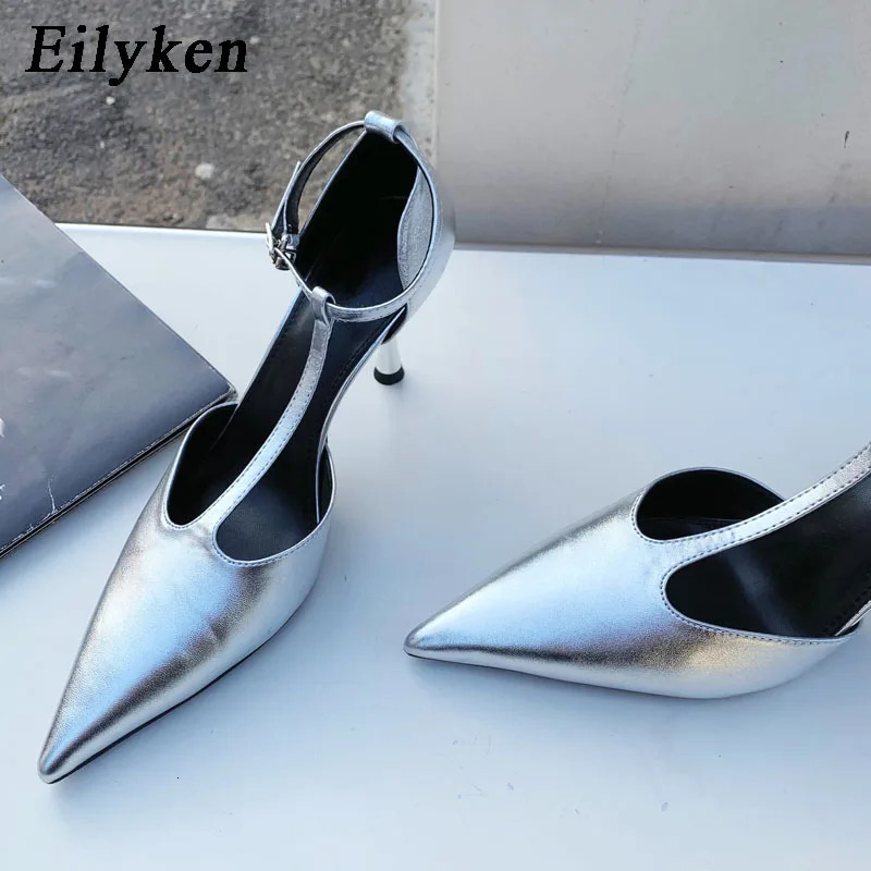 Eilyken Spring Autumn Women Pumps Shoes Fashion Pointed Toe Ladies Elegant Hollow Out Sandals Zapatilla De Muje 250614