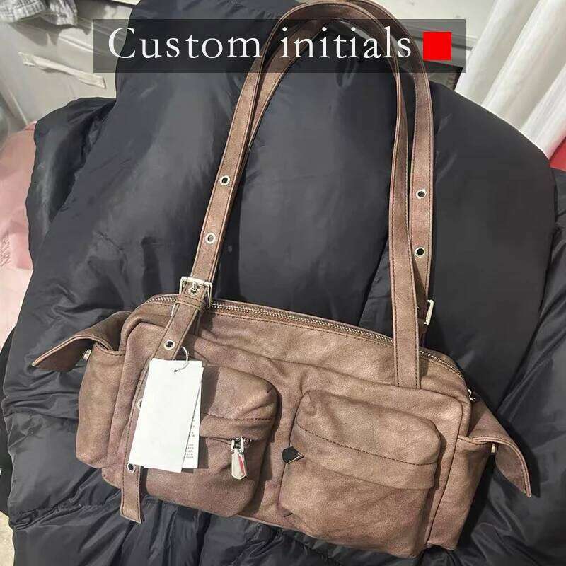 Women's Bags Designer Custom Initials Korean Pillow Bags For Women Designer Handbags Purses New In PU Multiple Pockets Underarm Shoulder