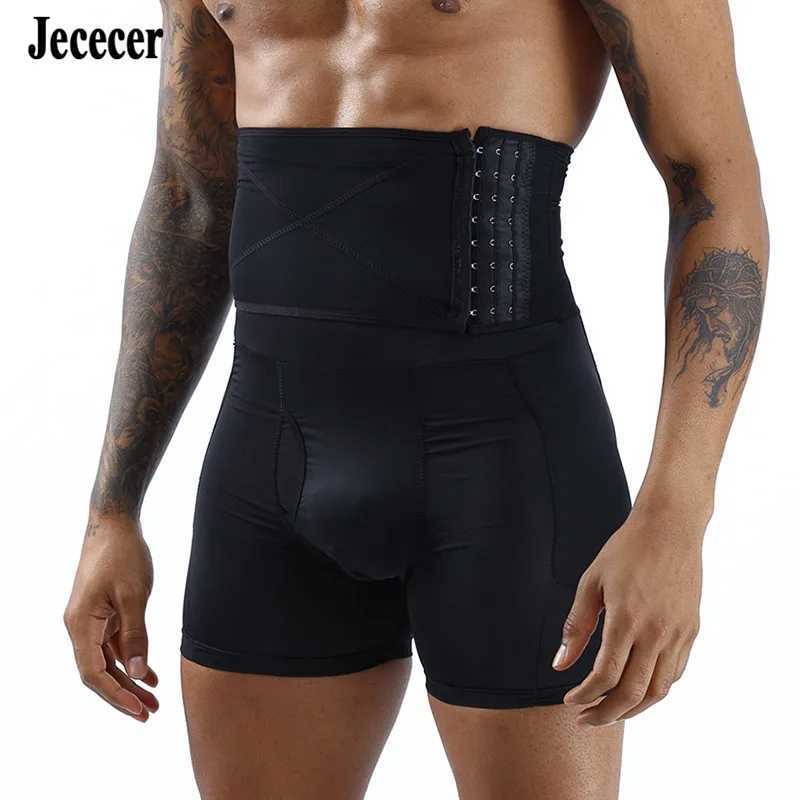 High Waist Belly Control Underpants with Reduction Girdles Tummy Shaper Men Padded Boxers Men Shapewear Plus Size S-6XL W250616