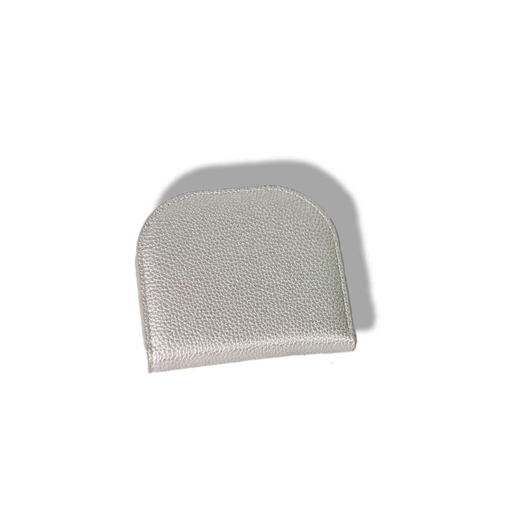 Solid Color Ultra-thin Semi-circle Short Women's Wallet High-end Feel Money Clip Student Mini Coin Purse