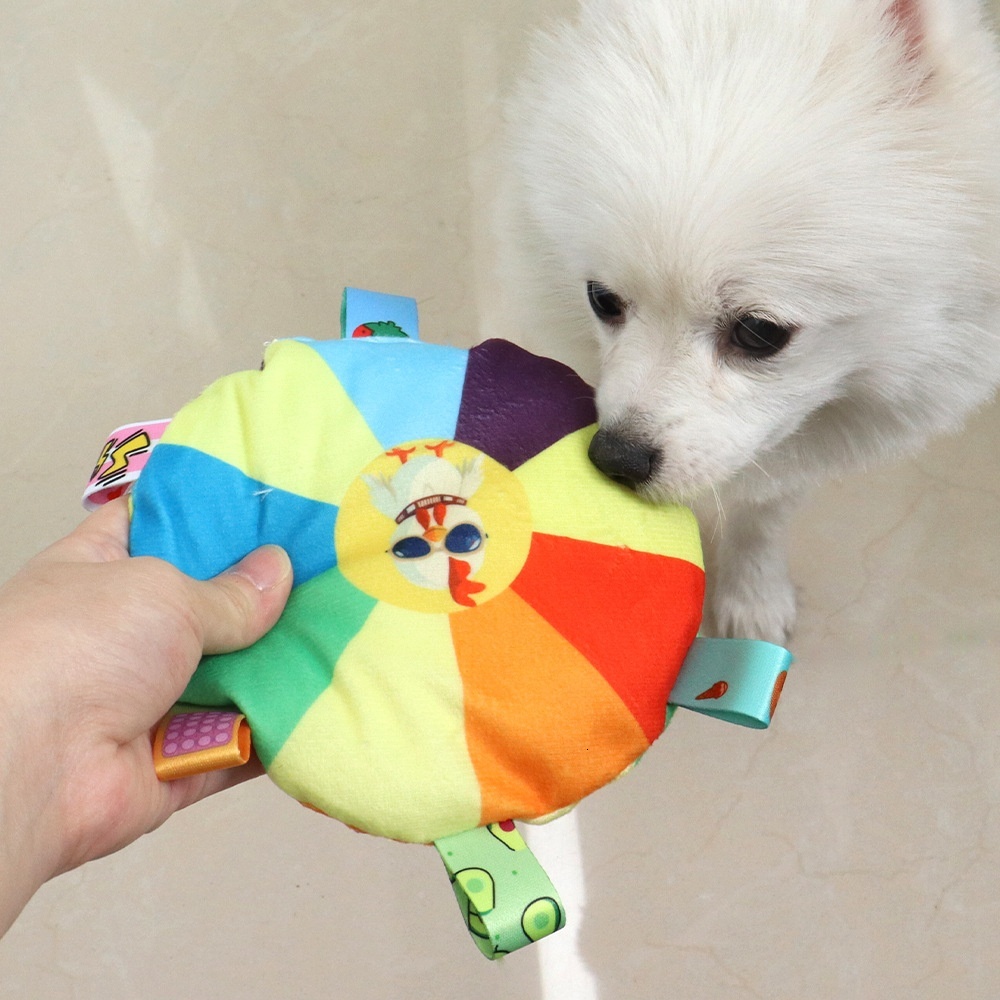 Pet Durable Sound Plush Toy Self-Entertainment Teeth Grinding Chew-Resistant Bell Dog Supplies