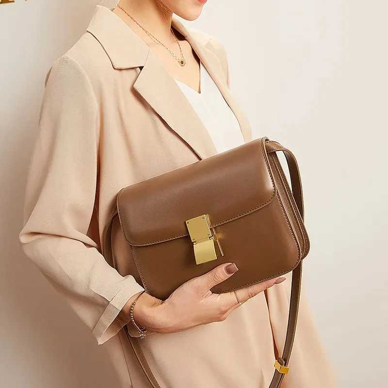 High Quality Bags For Women 2024 Trend Luxury Designer Shoulder Bag New In Metal Buckle Leather Exquisite Crossbody Bags B250618