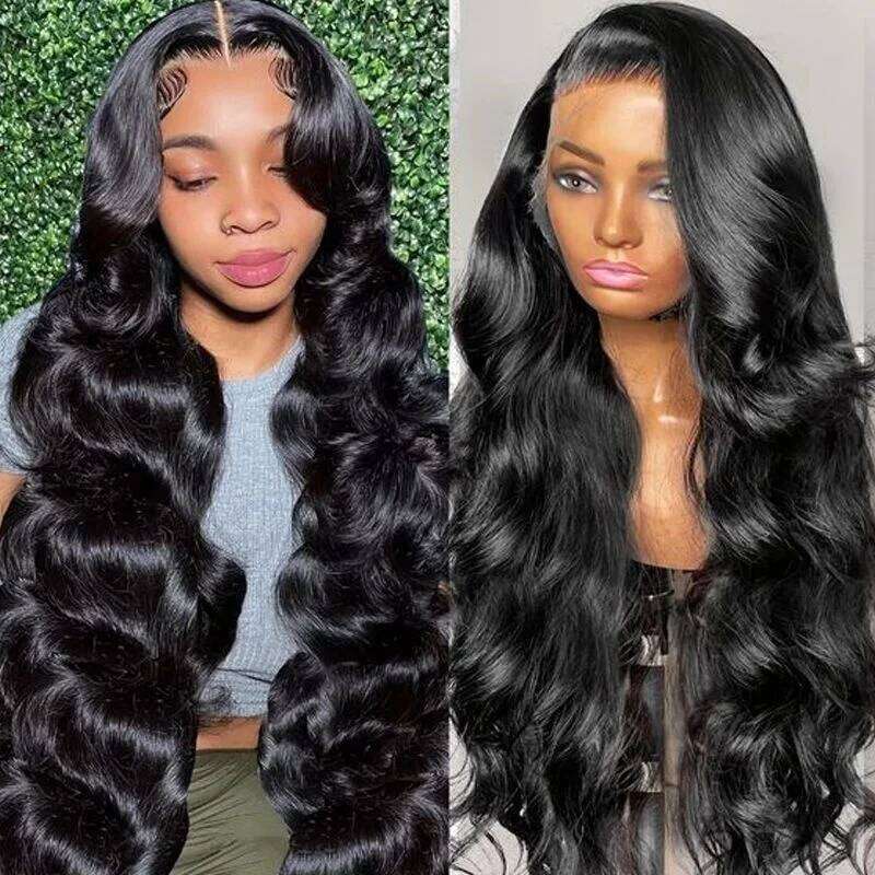 200 Density Body Wave 13x6 Frontal Wig Human 13x4 Hd Pre Plucked For Women 4x4 360 Lace Front Hair Wigs
