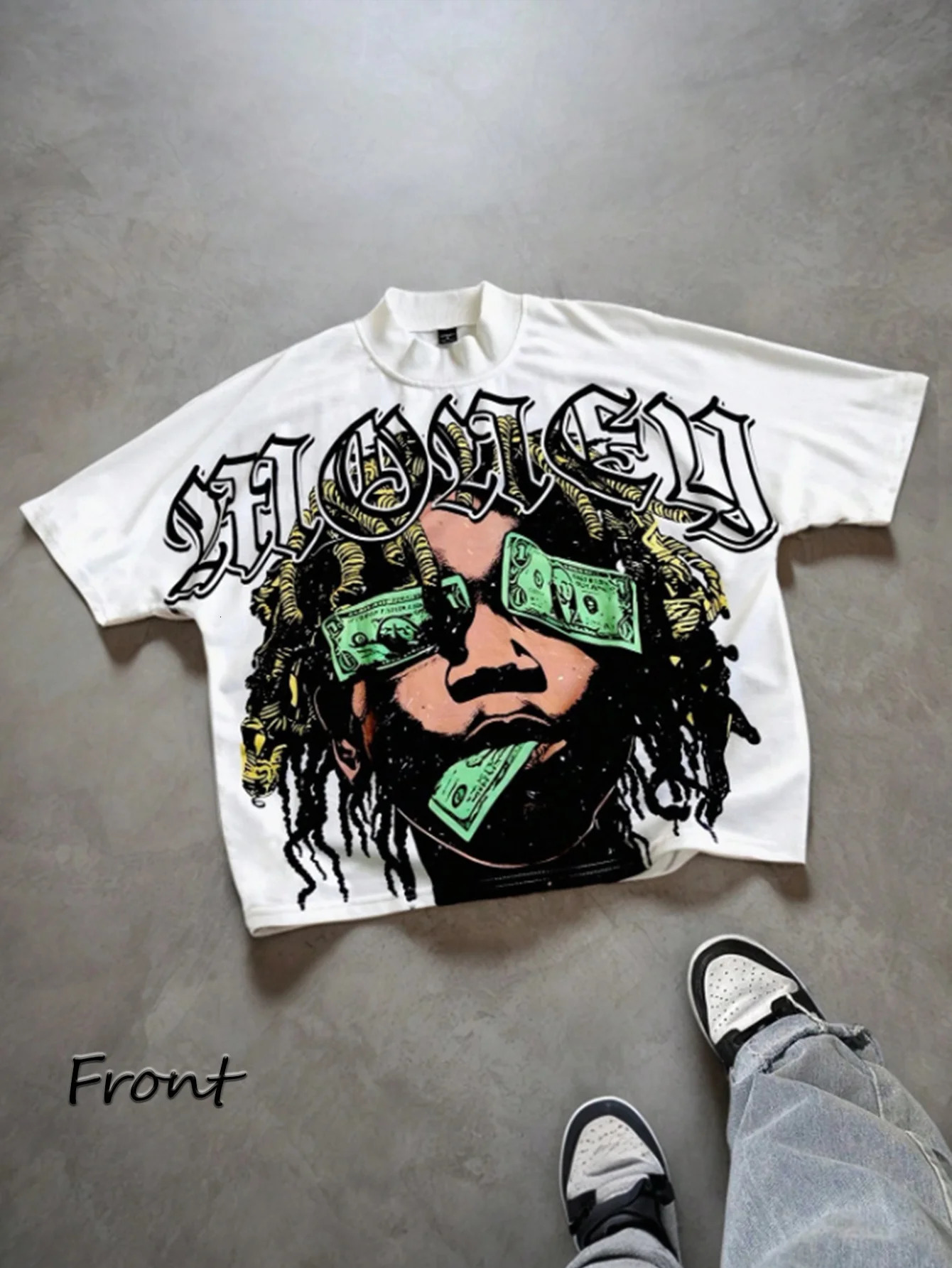 Y2K Style Pattern Printing 100% Cotton Soft And Comfortable Leisure T-Shirt for Men And Women 250614