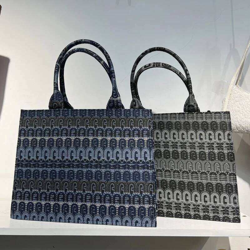 Women's Bags Designer WENCZLY Tote Bag For Women Designer Handbags And Purse Canvas Letter Embroidery Decoration 2023 New In Crossbody Bags