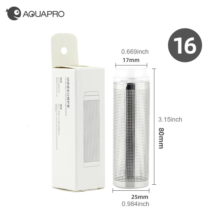 2pcs Inflow Inlet Filter Stainless Steel Mesh Net Guard Fish Tank Aquariums Accessories Intake Prefilter Cover Brine Shrimp 250613