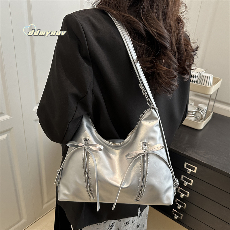 Underarm 2025 Spring Summer Fashion Gentle Single Shoulder Niche Design Korean Style Women's New Tote Bag ddmynov ddmynov