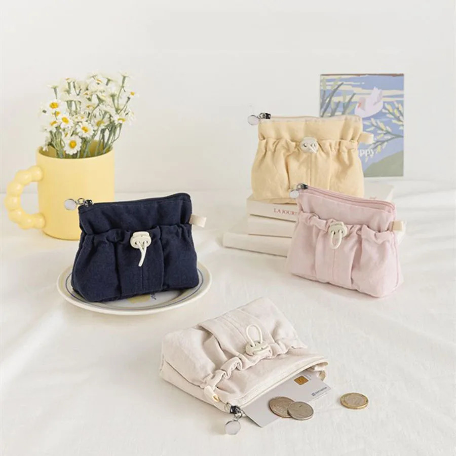 Drawstring Coin Purse Wallet Gift Pouch Storage Bag Cute Women Travel Organizer Lipstick Makeup Bag 250614