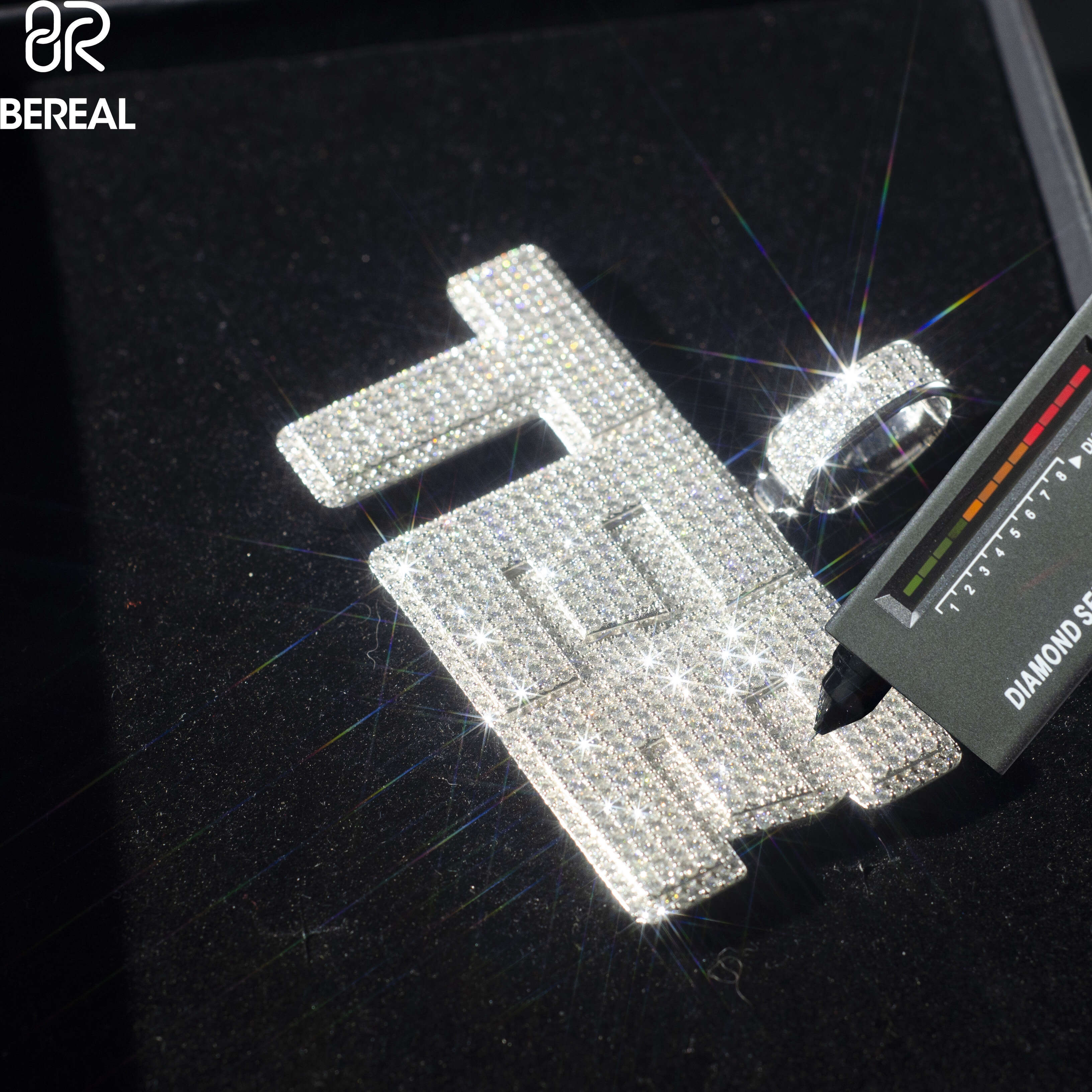 Custom Letter VVS Moissanite Diamond Pendant Iced Out 925 Silver Personalize Hip Hop Jewelry for Cuban Link Necklace