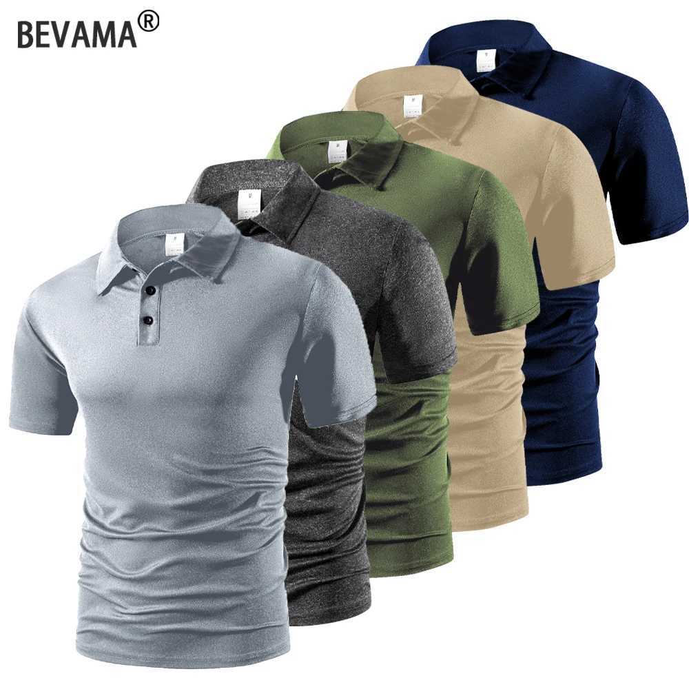 Summer Mens Breathable Polo Shirt Solid Color T Shirts Daily Casual Work Short Sleeve Men Outdoor Sport Lightweight Tops W250616