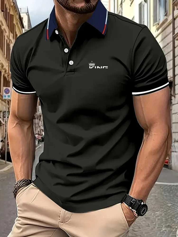 Mens Casual Polo Shirts Short Sleeve Fashion Classic Slim Fit T-Shirts W250616